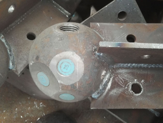 凌海螺栓球球塞，网架配件